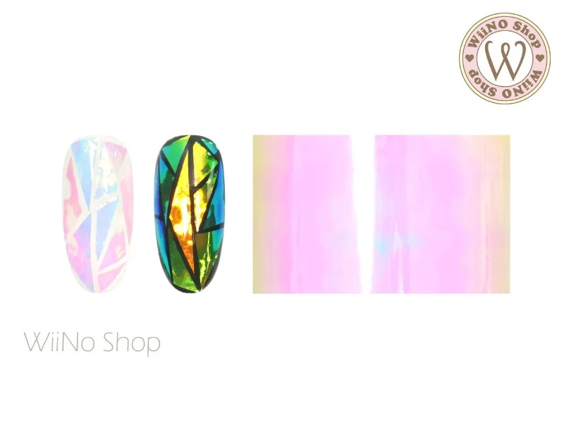 Nail art decoration shock-Aurora Rainbow Nail Film (RB05)