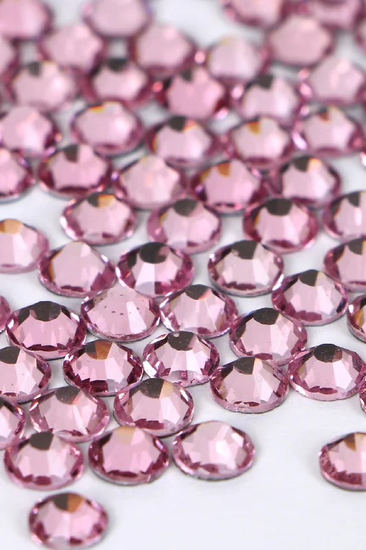 Nail rhinestone rust hues-Baby Pink Rhinestones 16SS