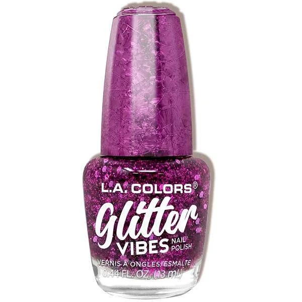 nail polish inlet drift-LA Colors City Girl Glitter Vibes Nail Polish