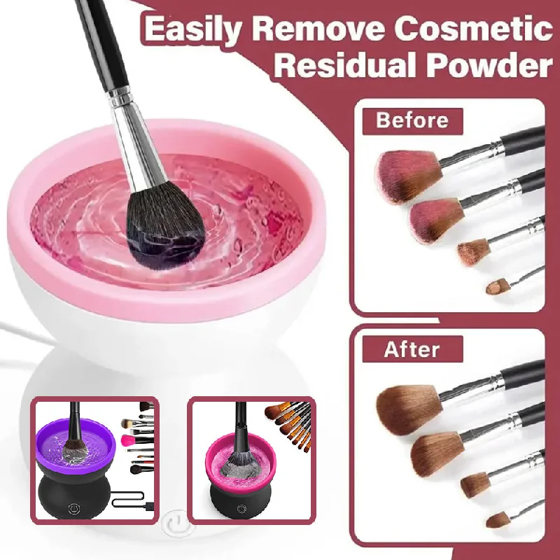 Nail art decoration bit-Electric Makeup Brush Cleaner Machine Portable Automatic USB Cosmetic Brush Cleaner Tools For All Size Beauty Makeup Brushes Set