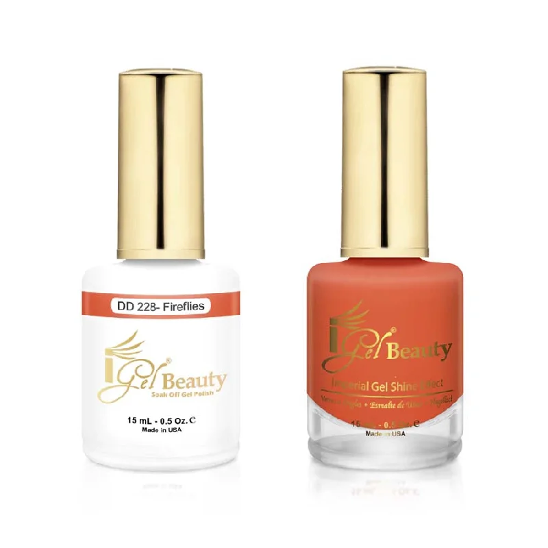 nail polish sand swirl-iGel DD228 Gel Polish & Lacquer Duo (15ml) Fireflies