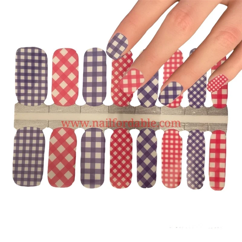 nail repair with DIY-trend-care kit-Gridded