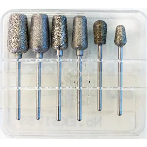 nail repair for nail vitality boost-E-File Attachments Round 6 Piece