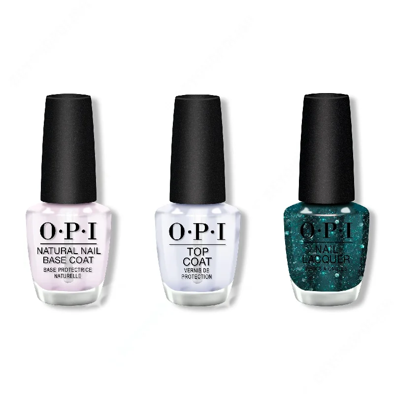 nail polish bale bind-OPI - Nail Lacquer Combo - Base, Top & OPI'm a Gem