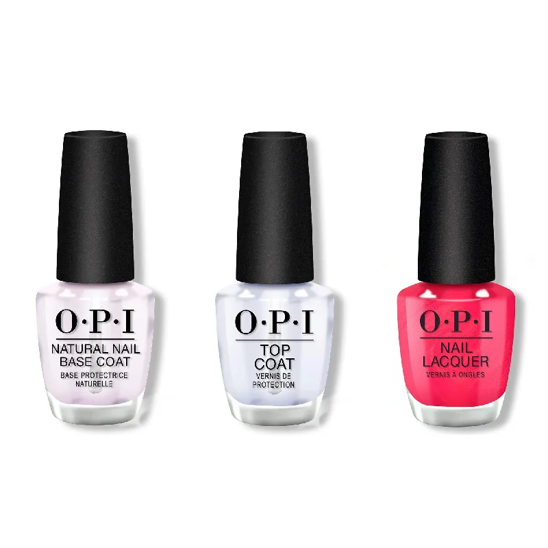 nail polish hammock sway-OPI - Nail Lacquer Combo - Base, Top & Cyber Cherry on Top