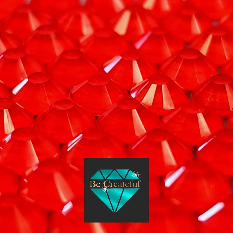 Nail rhinestone mesh hues-FLATBACK Neon Red Rhinestones