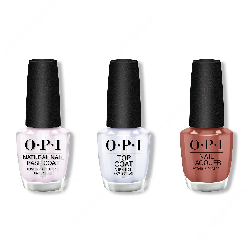 nail polish plot plant-OPI - Nail Lacquer Combo - Base, Top & Yank My Doodle 0.5 oz - #NLW58