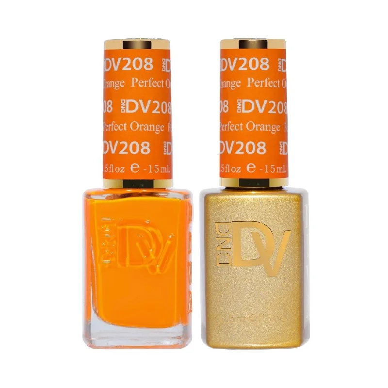 nail polish mirror flash-Duo Gel - DV208 Perfect Orange