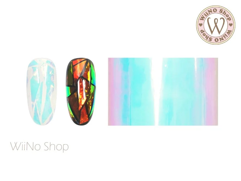 Nail art decoration tempo shift-Aurora Rainbow Nail Film (RB02)