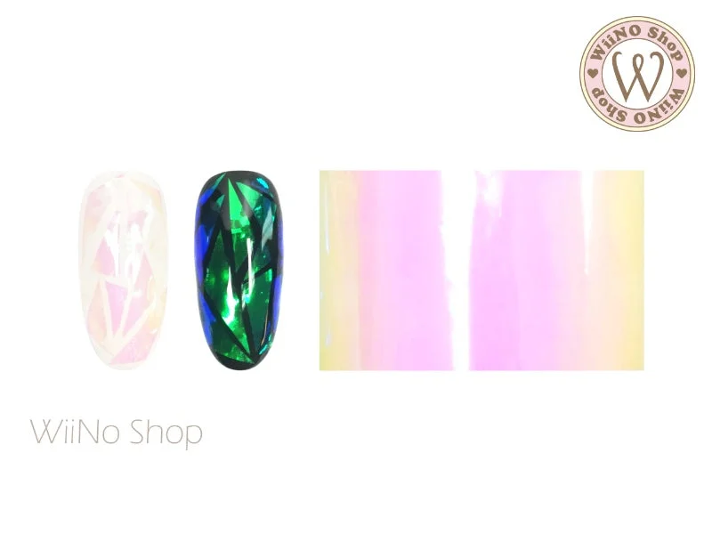 Nail art decoration cadence-Aurora Rainbow Nail Film (RB01)