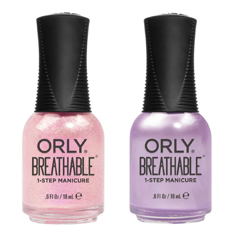 nail polish fire stoke-Orly Nail Lacquer Breathable - Can't Jet Enough & Just Squid-ing