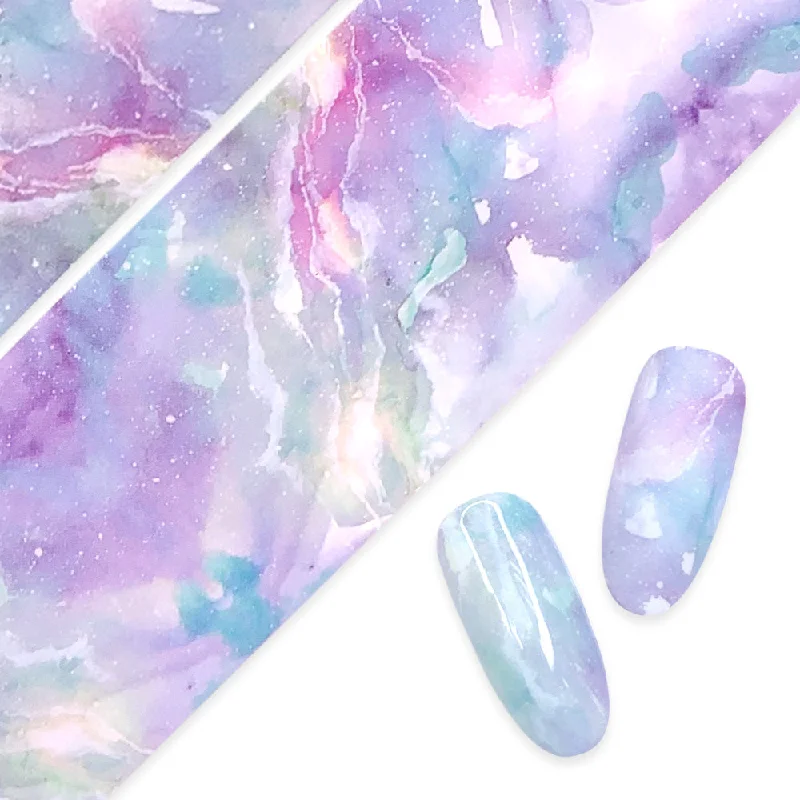 Nail art decoration tube-Nail Art Foil Paper / Dreamy Watercolor