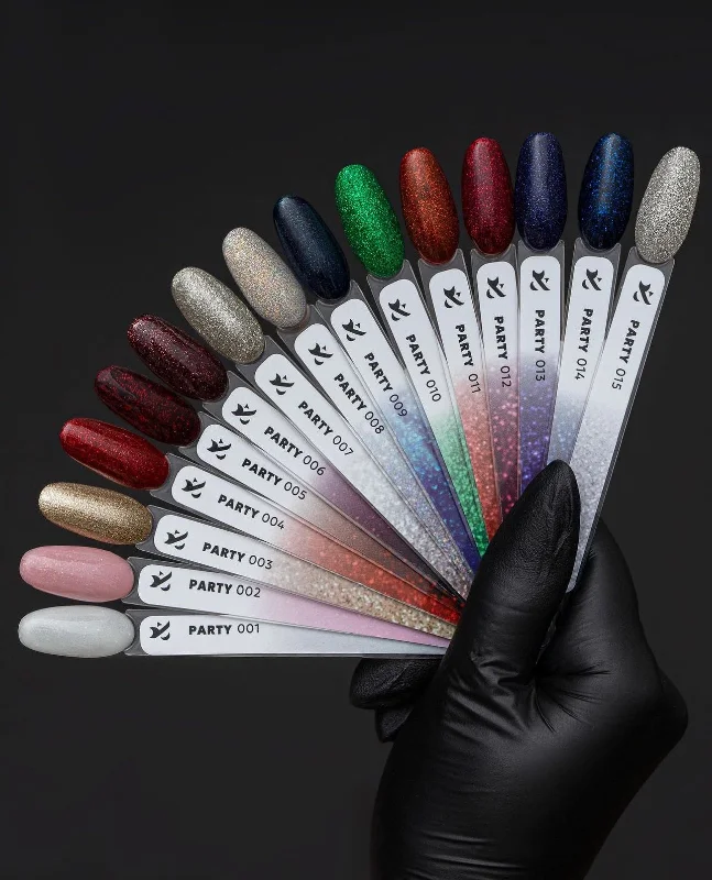 Nail art decoration dive deep-Party Swatches (set of 15)