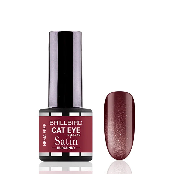 Nail art decoration groan-Cat eye satin - Burgundy Hema free