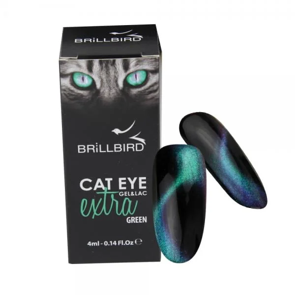 Nail art decoration invite-Cat eye extra - Green