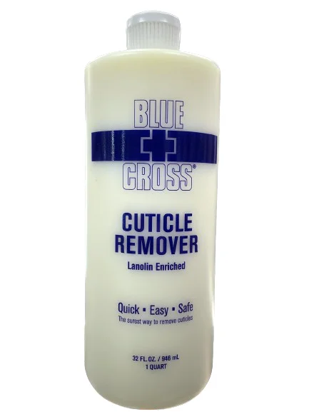 nail repair with verified-care-care-care kit-BLUE + CROSS | Cuticle Remover  With Lanolin || 32 Oz | Made In USA