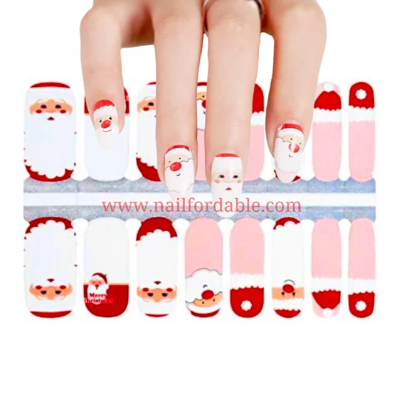 nail repair with nourishing-layer gel-Ho Ho Ho