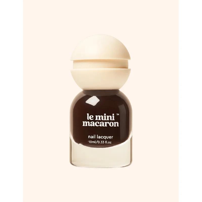 nail polish stain rich-Le Mini Macaron - Nail Polish - Espresso