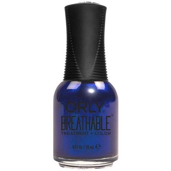 nail polish mirror flash-ORLY BREATHABLE You're On Sapphire