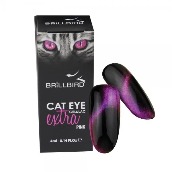 Nail art decoration farewell-Cat eye extra - Pink