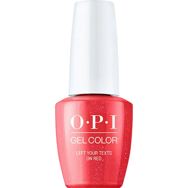 nail polish glade clear-Gel Color - S010 Left Your Texts on Red