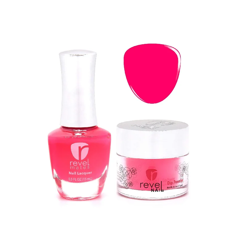 nail repair for nail repair daily-ready kit-D168 Rhea Pink Crème Nail Polish + Dip Powder Set