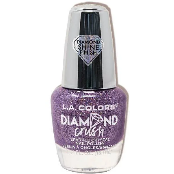 nail polish fjord tower-LA Colors Mermaid Mist Diamond Crush Polish