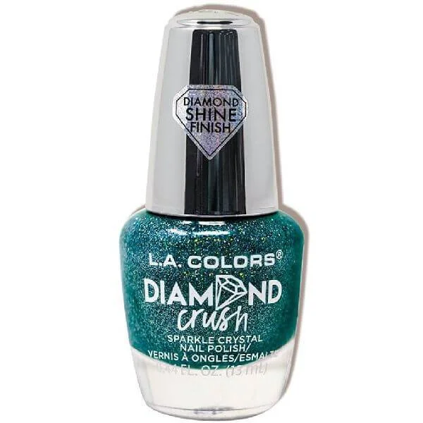 nail polish channel carve-LA Colors Aurora Sky Diamond Crush Polish