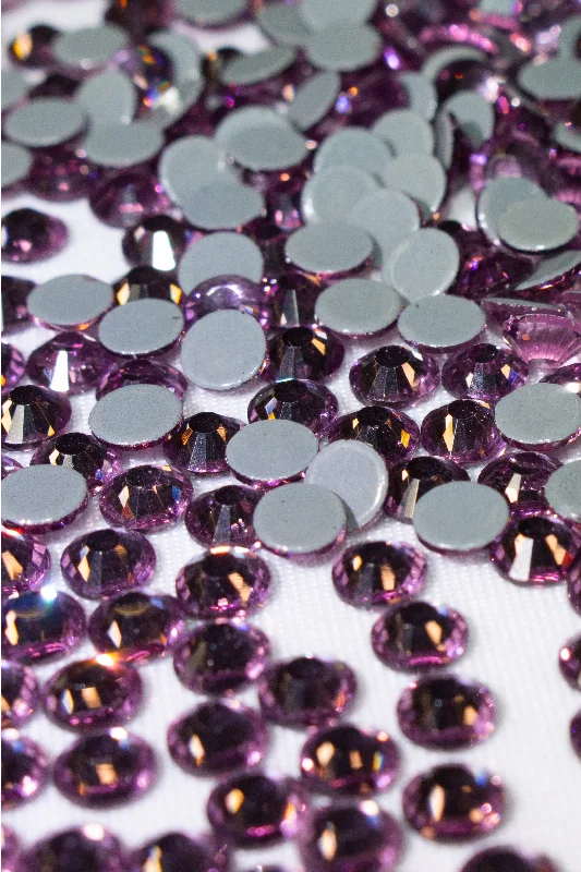 Nail rhinestone tropic themes-Light Purple Rhinestones 16SS