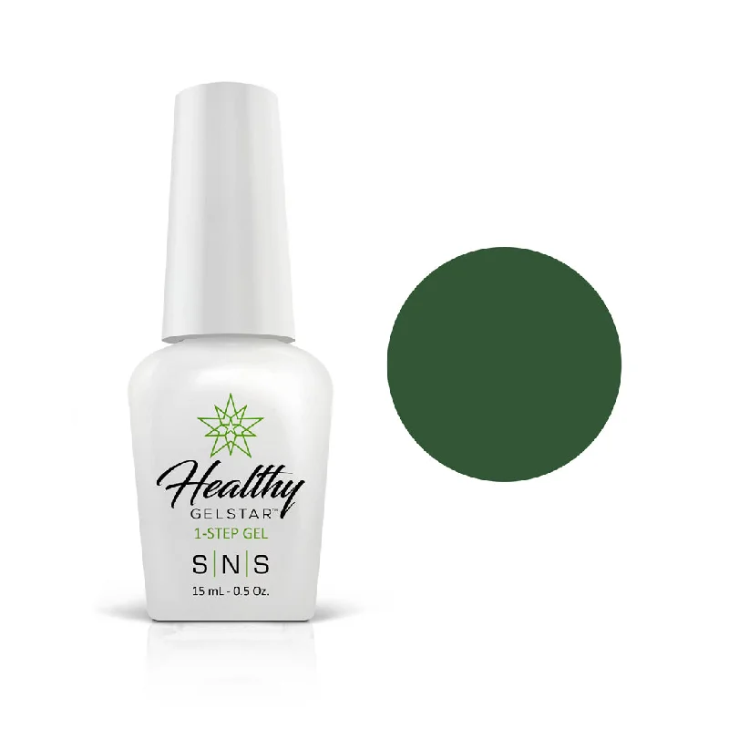 nail polish blind tilt-SNS GelStar 1-Step Gel Polish DS23 (15ml) Green Genie