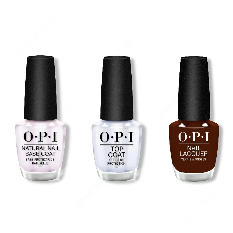 nail polish slope steepen-OPI - Nail Lacquer Combo - Base, Top & Purrrride