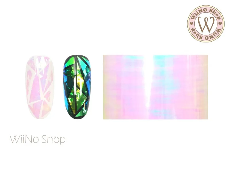 Nail art decoration beat drop-Aurora Rainbow Nail Film (RB03)