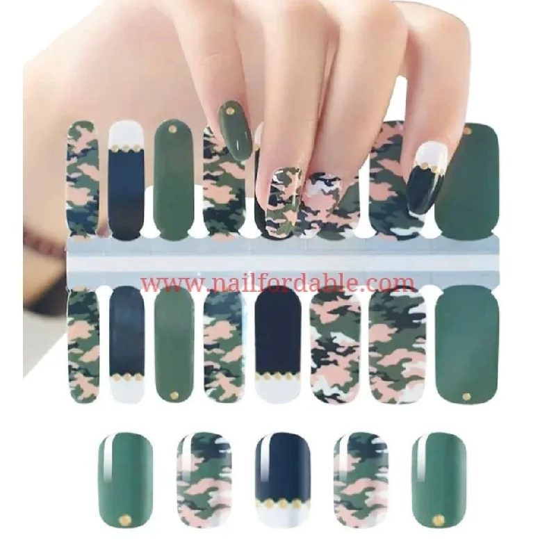 nail repair with enhancer-layer gel-Camouflage