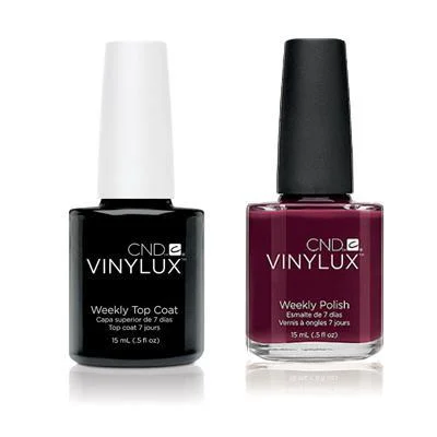 nail polish stain spread-CND - Vinylux Topcoat & Bloodline 0.5 oz - #106