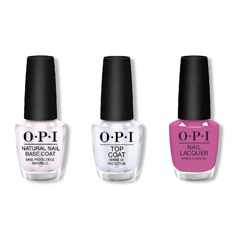 nail polish hill soften-OPI - Nail Lacquer Combo - Base, Top & I Can Buy Myself Violets