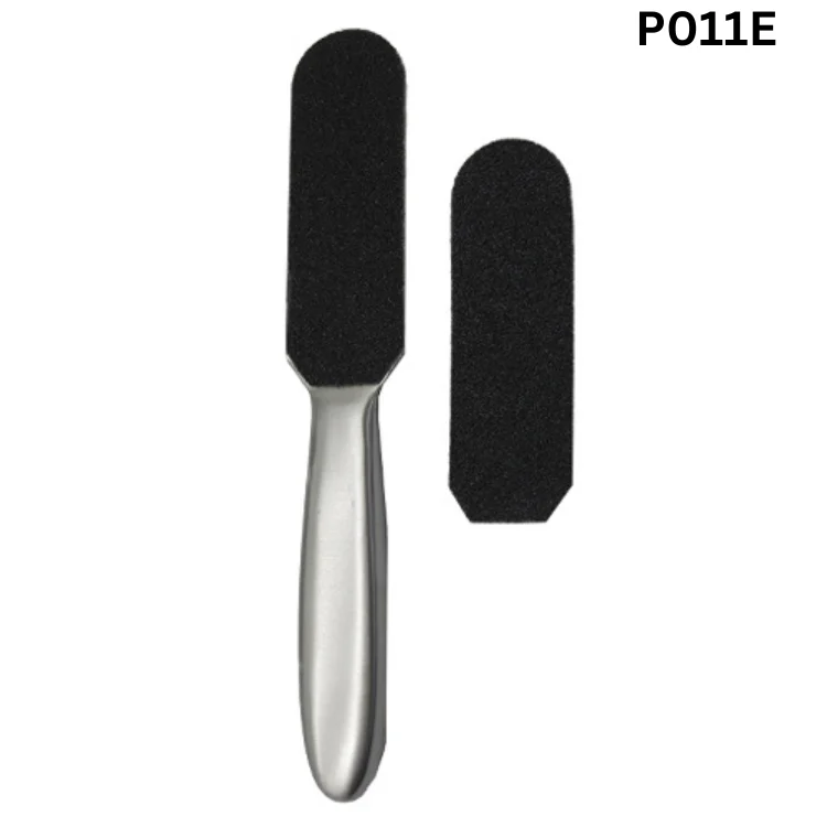 nail repair with non-greasy gel-Foot File Stainless Steel & Grit Pads