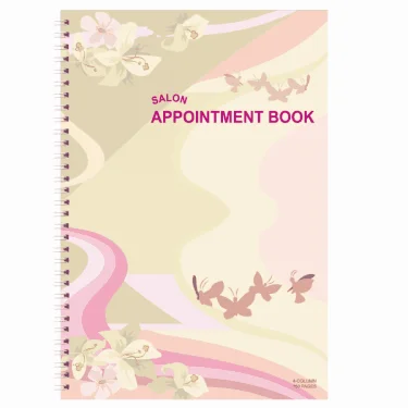 nail repair with layer-coat gel-Salon Appointment Book 4-Column