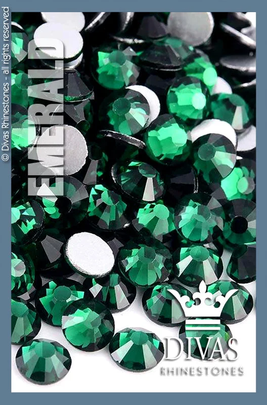 Nail rhinestone stark appeal-CRYSTAL RHINESTONES - 'Emerald''