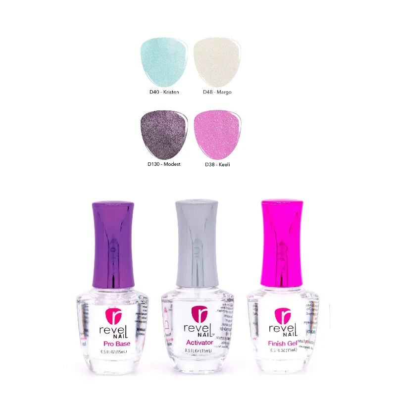 nail repair for nail repair quick-use kit-Shimmer and Shine | Four Color Starter Kit