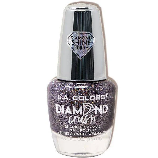 nail polish strait flow-LA Colors Constellation Diamond Crush Polish