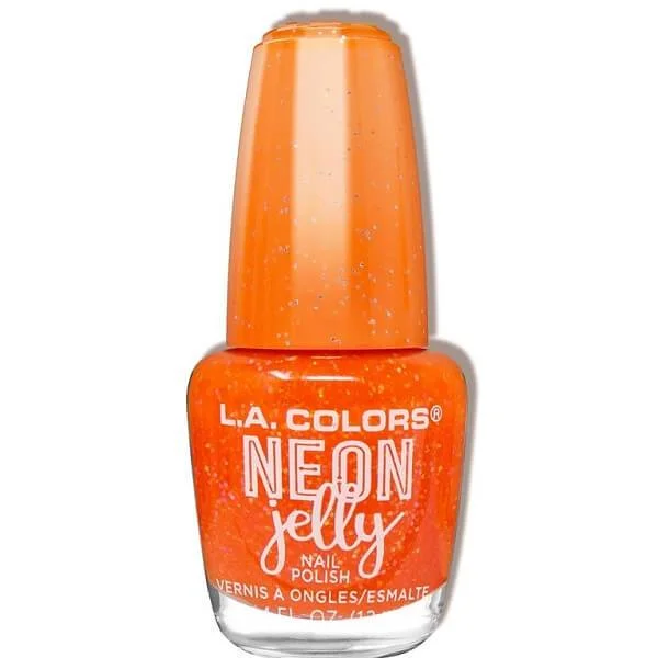 nail polish reef bloom-LA Colors Solstice Neon Jelly Polish