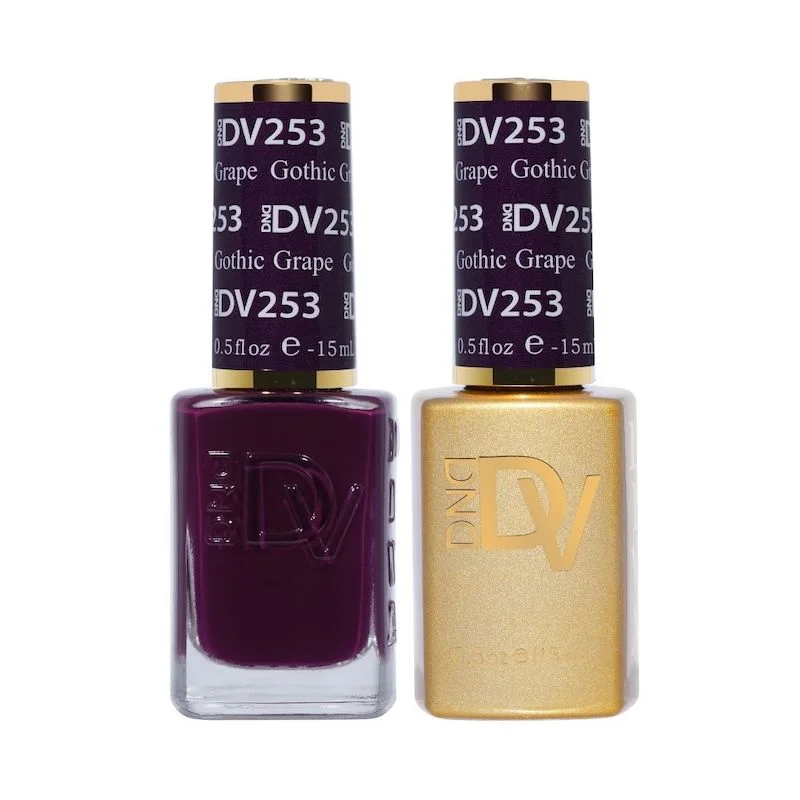 nail polish mix stir-Duo Gel - DV253 Gothic Grape