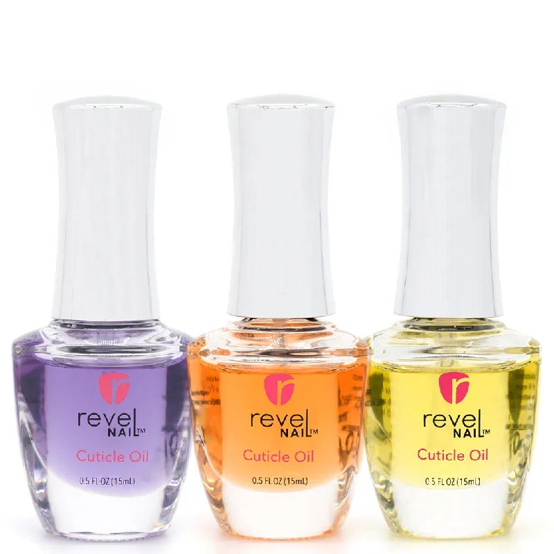 nail repair with rainbow-shine gel-Cuticle Oil Bundle