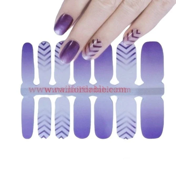 nail repair with current-care-care-care kit-Purple chevron (partial overlay)