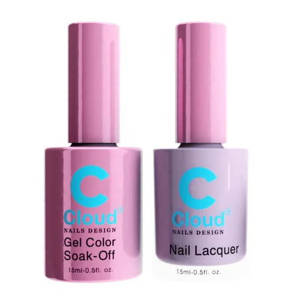 nail polish silo fill-Cloud #080 by Chisel Gel & Nail Lacquer Duo (15ml)