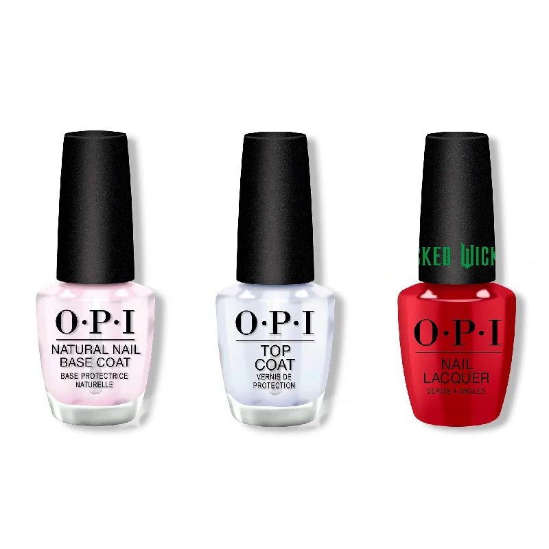 nail polish plan plot-OPI - Nail Lacquer Combo - Base, Top & Nessa-Ist Rose