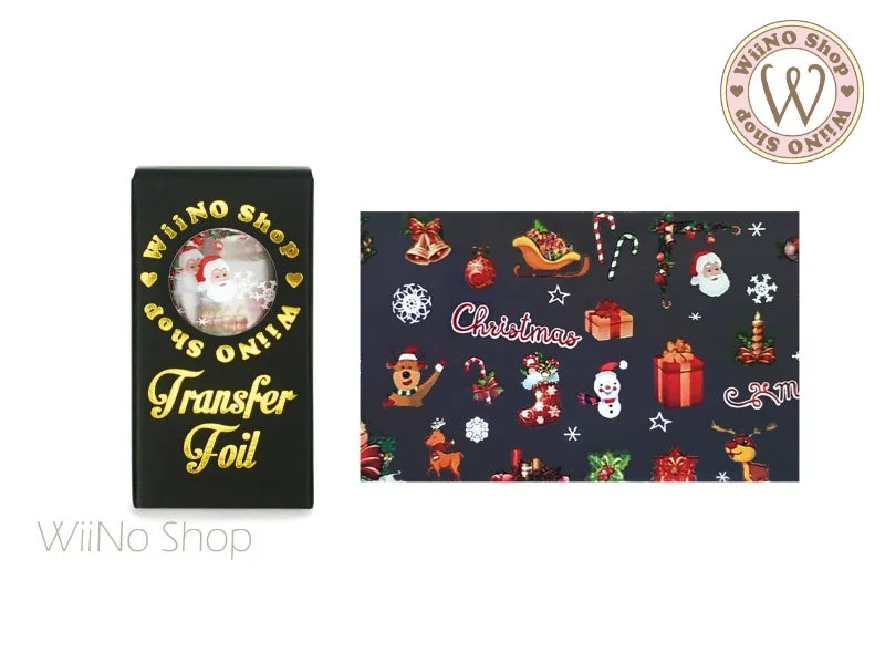 Nail art decoration fortress-Christmas Nail Transfer Foil (XS-C-03)