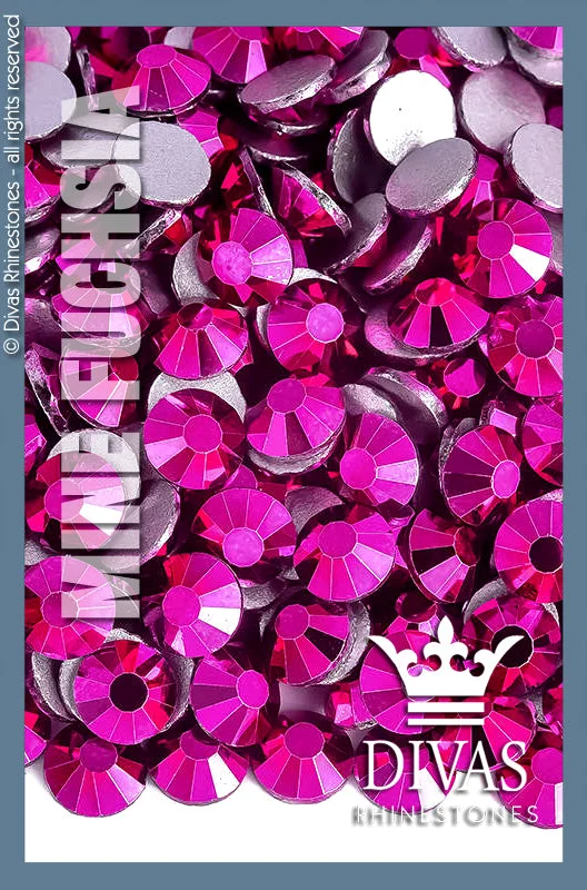 Nail rhinestone romp flair-COATED RHINESTONES - 'Mine Fuchsia'