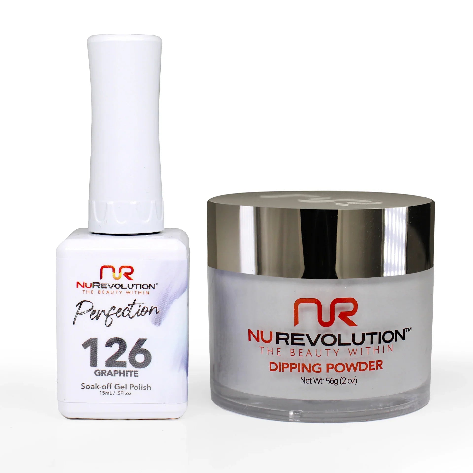 nail polish pop bubble-NuRevolution Perfection 126 Graphite