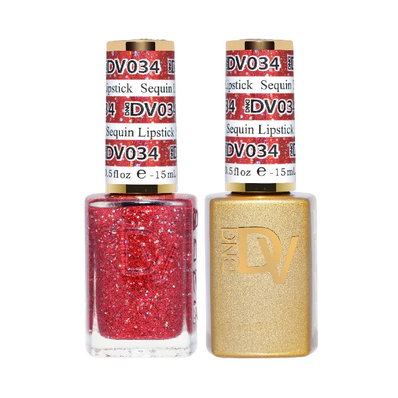 nail polish plateau weather-Duo Gel - DV034 Sequin Lipstick